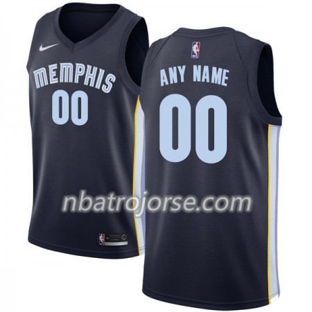 Män Memphis Grizzlies Tröja Skräddarsydda Nike 2017-18 Navy Swingman